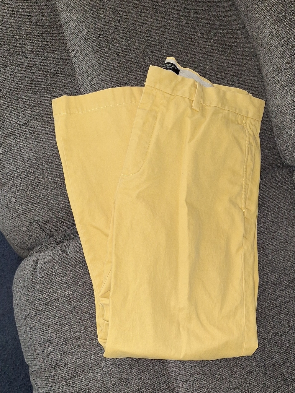 Banana Republic Bright Yellow Men's Chino Pants